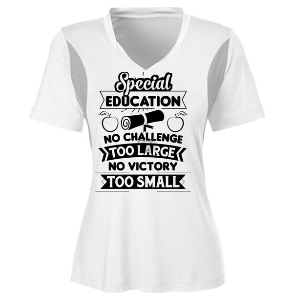 Special Education No Challenge Too Large No Victory Too Small T Shirt, Career T Shirt