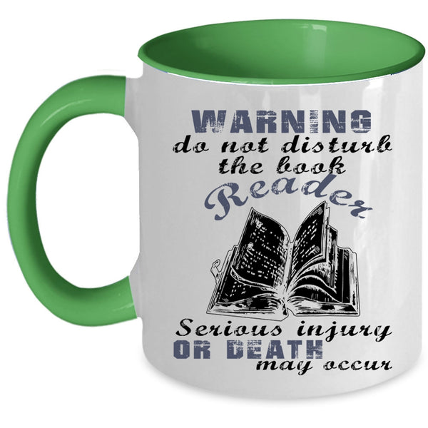 Awesome Book Reader Coffee Mug, The Book Reader Accent Mug