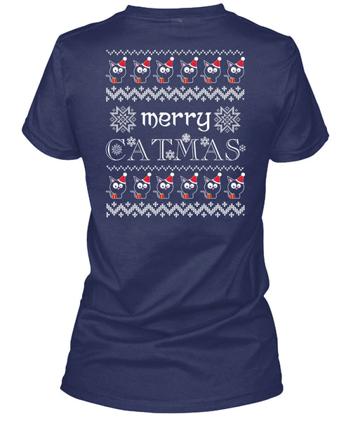 Merry Catmas T Shirt, This Girl Loves Christmas T Shirt