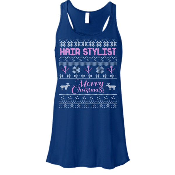 Hair Stylist Merry Christmas T Shirt, Coolest Hair Stylist T Shirt, Cool T Shirt