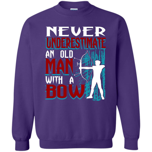 An Old Man With A Bow T Shirt, Coolest Bow Sweatshirt