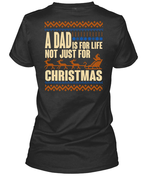 A Dad Is For Life Not Just For Christmas T Shirt, This Girl Loves Christmas T Shirt