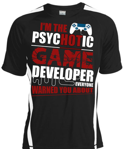 A black t-shirt with the shopify logo