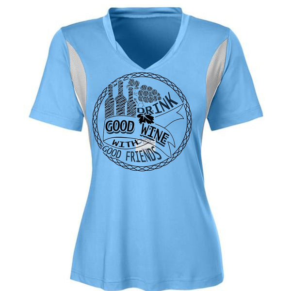 Good Drink Wine With Good Friends T Shirt, I Love Wine T Shirt, Awesome T-Shirts