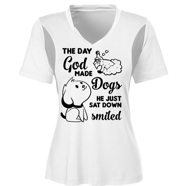 The Day God Made Dogs He Just Sat Down Smiled T Shirt, Favorite T Shirt, I Love Dog T Shirt