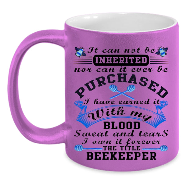 Best Beekeeper Coffee Mug, The Title Beekeeper Accent Mug