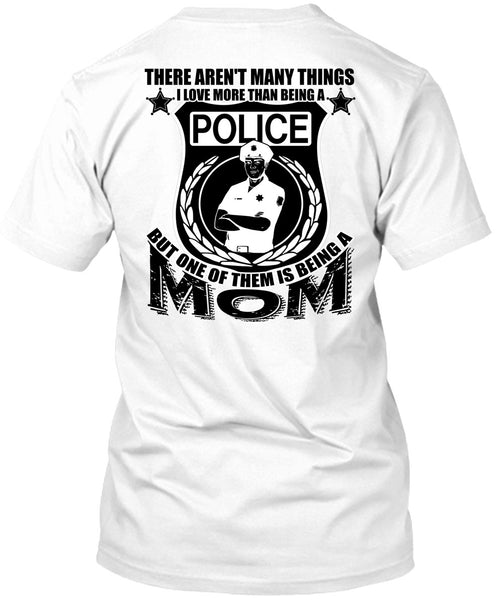 A black t-shirt with the shopify logo