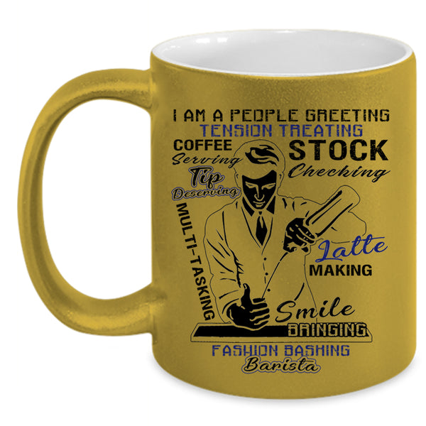 Fashion Bashing Barista Coffee Mug, Coffee Serving Accent Mug