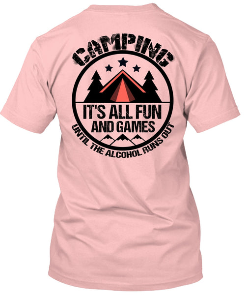 Camping It's All Fun And Games T Shirt, I Love Gaming T Shirt