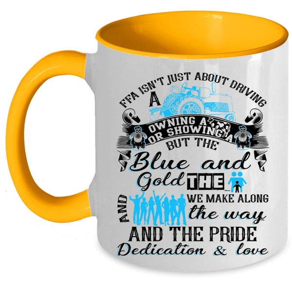 Owning A Cow Coffee Mug, Driving A Tractor Accent Mug