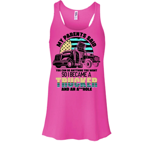 My Parents Said T Shirt, Coolest Trucker Ever Tank Top