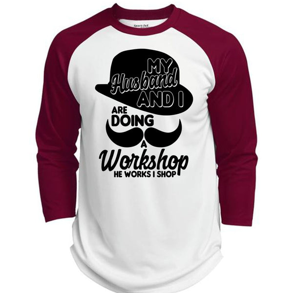 My Husband And I T Shirt, I Love Husband T Shirt, Awesome T-Shirts  (Polyester Game Baseball Jersey)