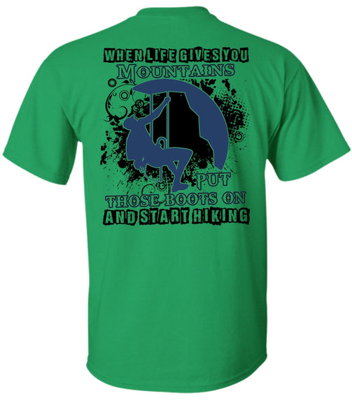 Start Hiking T Shirt, I Love Hiking T Shirt