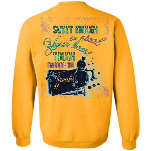 This Girl Loves Christmas T Shirt, Sweet Enough To Steal Your Heart Sweatshirt