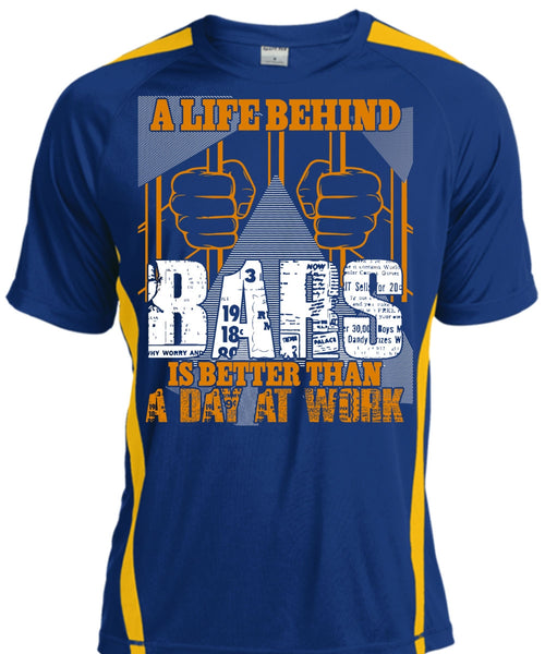 A Life Behind Bars T Shirt, Day At Work T Shirt, Cool Shirt