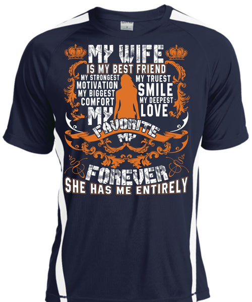 My Wife Is My Best Friend T Shirt, My Love My Favorite T Shirt, Cool Shirt