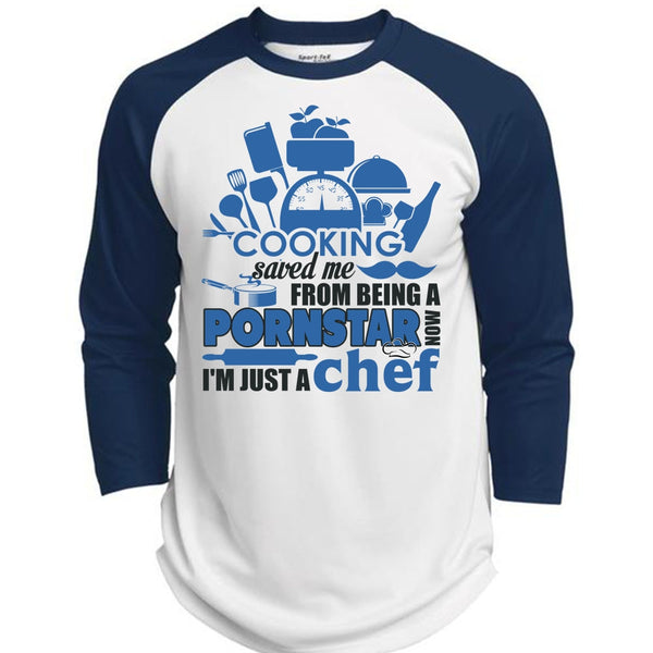 Cooking Saved Me T Shirt, I Love Cooking T Shirt, Awesome T-Shirts  (Polyester Game Baseball Jersey)
