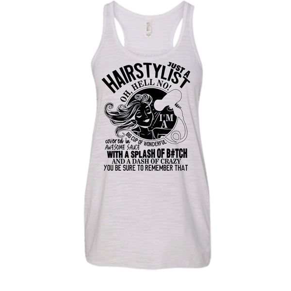 Just A Hairstylist T Shirt, Coolest Hairstylist Tank Top