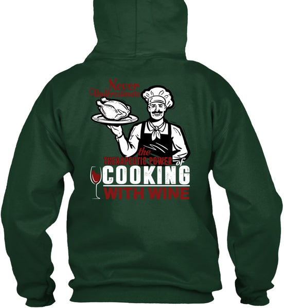 Cooking With Wine T Shirt, Being A Cooker T Shirt
