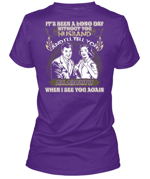 Long Day Without You Husband T Shirt, I See You Again T Shirt