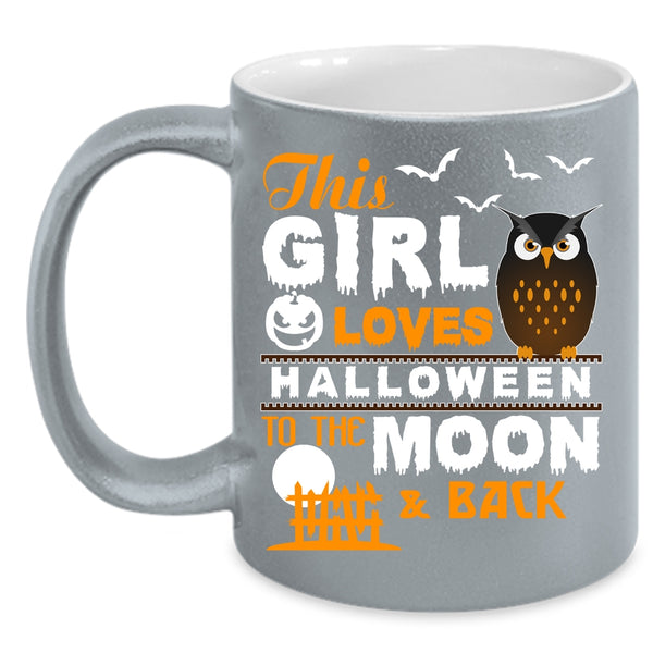 This Girl Loves Halloween Coffee Mug, Gift For My Daughter Coffee Cup