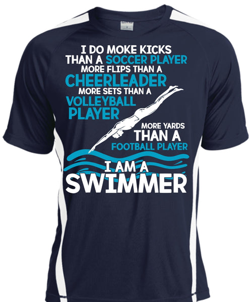I Am A Swimmer T Shirt, Volleyball Player T Shirt, Cool Shirt