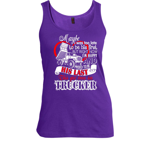 This Girls Loves Her Trucker T Shirt, Coolest Trucker Tank Top