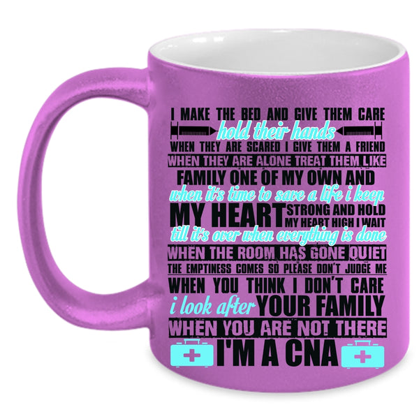 Funny Gift For Nurses Coffee Mug, I'm A CNA Accent Mug