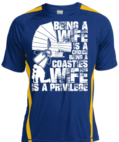 Being A Wife T Shirt, Coasties Wife T Shirt, Cool Shirt
