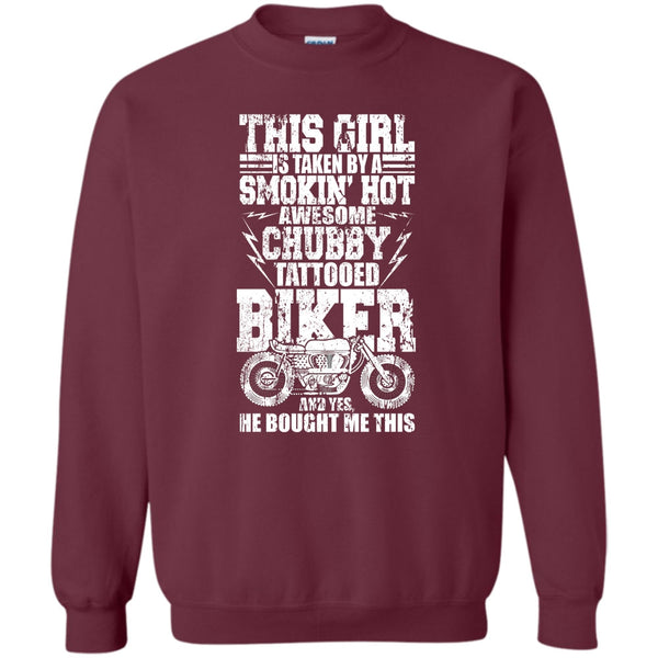 Coolest Tattooed Biker T Shirt, I Love Biking Sweatshirt