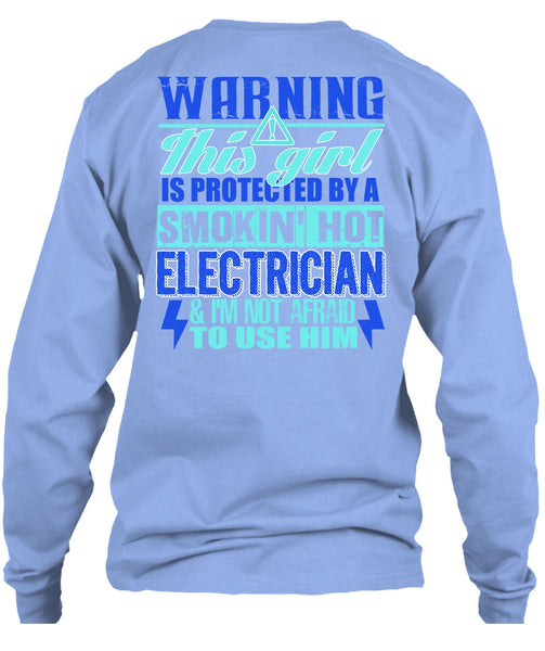 Smoking Hot Electrician T Shirt, I Love Electrician T Shirt