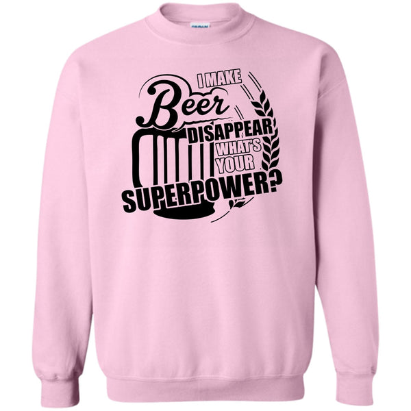 Coolest Beer Drinker T Shirt, I Make Beer Disapear Sweatshirt