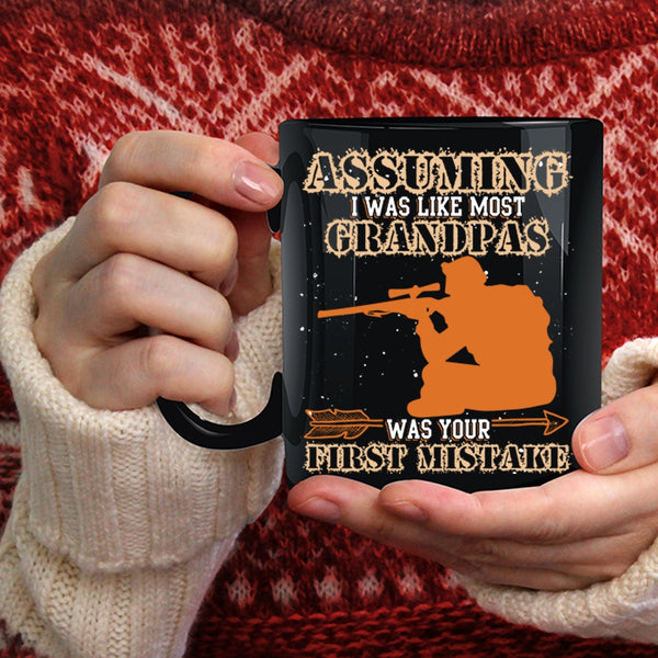 I Was Like Most Grandpas Coffee Mug, Cool Hunting Coffee Cup