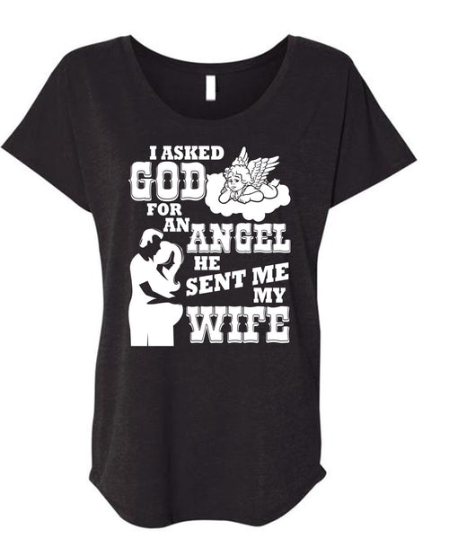 A black t-shirt with the shopify logo