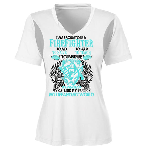 I Was Born To Be A Firefighter T Shirt, I Love Firefighter T Shirt, Awesome T-Shirts