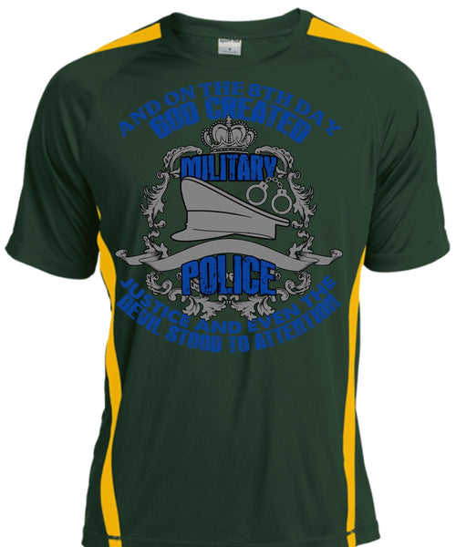 God Created Military Police T Shirt, Being A Police T Shirt, Cool Shirt