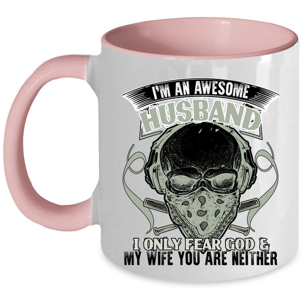 Cool Husband Coffee Mug, I'm An Awesome Husband Accent Mug