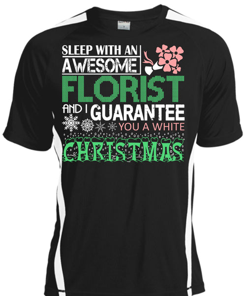 A black t-shirt with the shopify logo