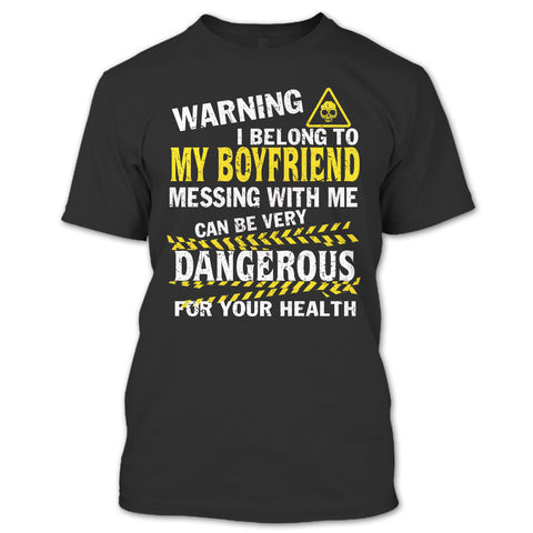 A black t-shirt with the shopify logo