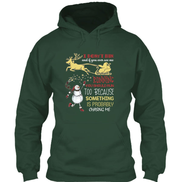 You Should Run To T Shirt, Coolest Merry Christmas Gift T Shirt