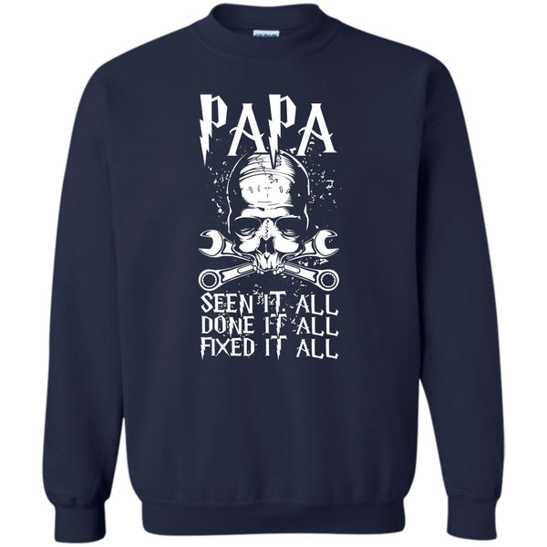 Done It All Fixed It All T Shirt, Coolest Papa Ever Sweatshirt