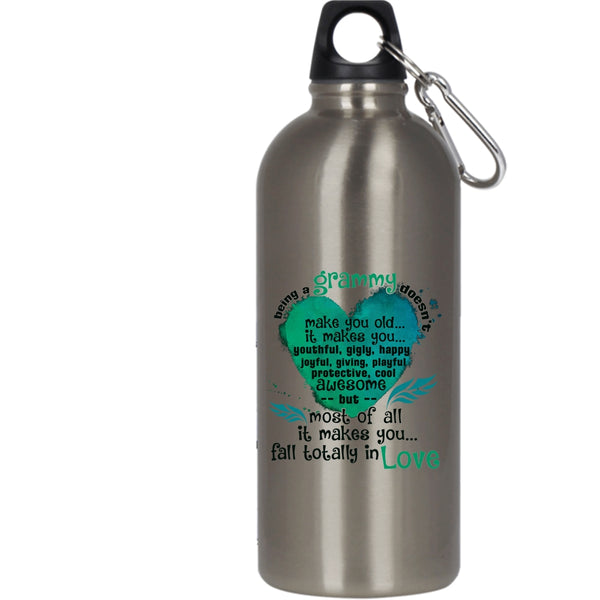 Being A Grammy 20 oz Stainless Steel Bottle,makes You Fall In Love Outdoor Sports Water Bottle