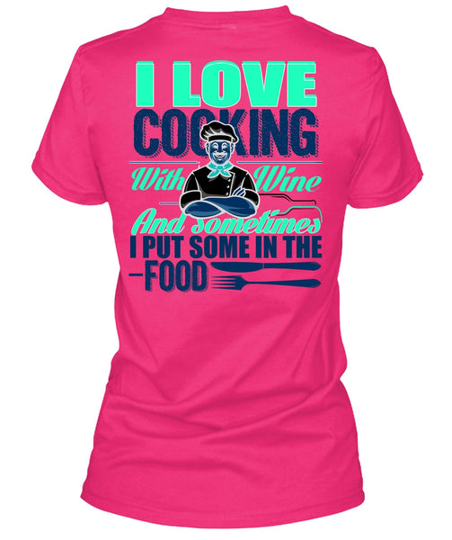 I Love Cooking T Shirt, I Love Chef T Shirt