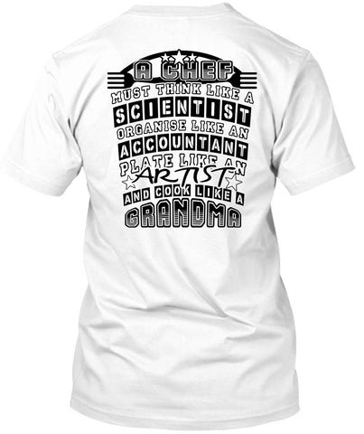 A black t-shirt with the shopify logo