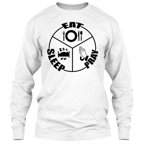 Eat Sleep Pray T Shirt, Gift For Prayer T Shirt