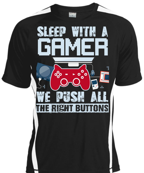 A black t-shirt with the shopify logo