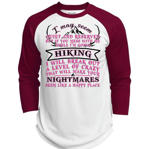 I'm Going Hiking T Shirt, I Love Hiking T Shirt, Awesome T-Shirts  (Polyester Game Baseball Jersey)