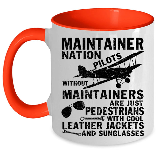 Cool Pilots Coffee Mug, Maintainer Nation Pilots Accent Mug