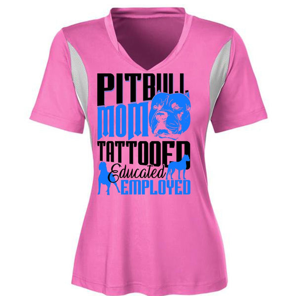 Pit Bull Mom Tattooed Educated Employed T Shirt, I Love Pit Bull T Shirt, Awesome T-Shirts