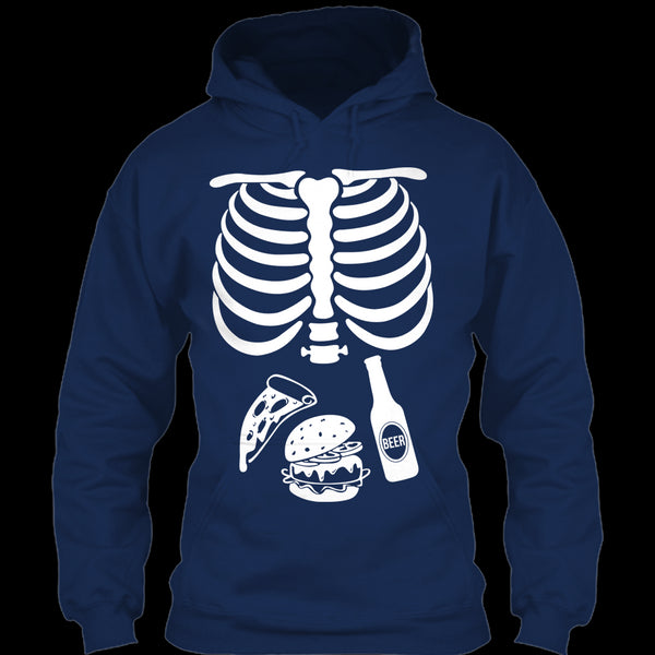 A black t-shirt with the shopify logo